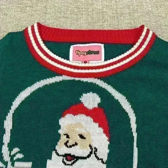 Tipsy Elves Women’s Santa Break the Internet Sweater - Picture 2 of 5
